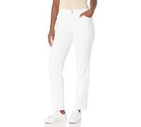 Gloria Vanderbilt Women's Amanda Classic High Rise Tapered Jean Standard, Vintage White, 14 Long