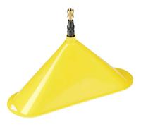 Gloria – Cloche de pulvérisation Type 270 – Buse plate intégrée – Pour pulvérisateurs 3–8 L, Jaune