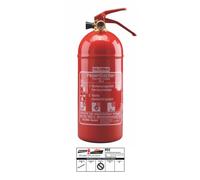 Gloria Voiture Auto-Pulverlöscher PD2GA, 2kg Brandklasse Abc + Support Et Plaque