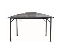 Gloriette ALUMINIUM avec rideaux 3,00 x 3,60