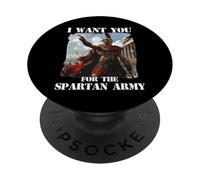 Glorieux Guerriers du Roi Sparte Leonidas T 300 Guerriers PopSockets PopGrip Adhésif