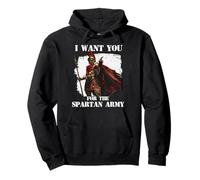 Glorieux Guerriers du Roi Sparte Leonidas T 300 Guerriers Sweat à Capuche