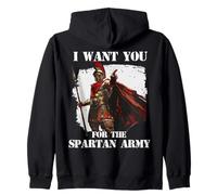 Glorieux Guerriers du Roi Sparte Leonidas T 300 Guerriers Sweat à Capuche