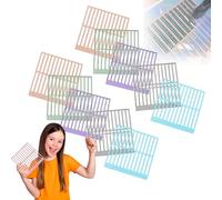 Glorihoby Diamond Painting Ruler, Ruler for Diamonds Art, Diamond Art Ruler for Square and Round Drill, Ruler Diamond Dot Drill Alignment Tool, DIY Diamonds Painting Tools (10PCS)