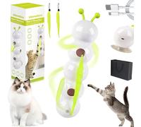 Glorihoby Whirlie Cat Toy, Happy Luna Cat Toy, Whirlie Smart Motion Cats Toys with Worm Design, Promotes Exercise & Mental with Suction Cup, Wall & Window Mounted (1set)