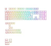 GLORIOUS Aura RGB Capuchons Touches Pudding AZERTY Français (Blanc)