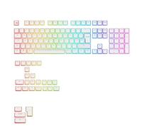 GLORIOUS Aura RGB Capuchons Touches Pudding ISO UK (Blanc)