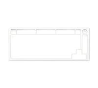 GLORIOUS Cadre supérieur pour GMMK Pro - Clavier à 75% avec Boutons de Jeu - Cadre de Montage en Aluminium pour Clavier mécanique personnalisé pour Jeu PC et Programmation (E-Blanc)