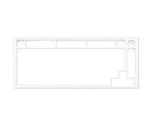 GLORIOUS Cadre supérieur pour GMMK Pro - Clavier à 75% avec Boutons de Jeu - Cadre de Montage en Aluminium pour Clavier mécanique personnalisé pour Jeu PC et Programmation (E-Blanc)