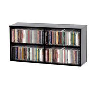 GLORIOUS - CD BOX 180 - Casier de rangement 180 CD finition noir