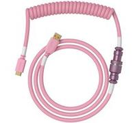 Glorious Coiled Cable Prism Pink, USB-C sur USB-A Spiralkabel G