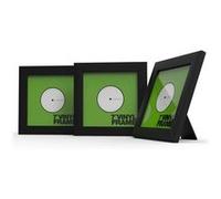 Glorious Music - Set de cadres vinyles 7'' - Rangement pour vinyle - Noir