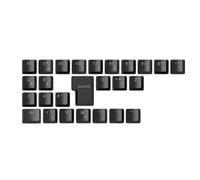 GLORIOUS Doubleshot V2 Capuchons Touches ISO Allemand | 26 Pièces Plastique ABS Haute Qualité Ineffaçable, Profil OEM Standard, Compatible RGB Tiges MX, Kit Extension Polices