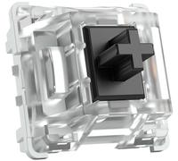 Glorious Gaming 120 switches Gateron pour Clavier mécanique (Black) - Compatibles SMD-LED, linéaires pour la Frappe et Le Jeu intensif, Force d’Activation 60 g, Support 3 Broches - Gateron Black