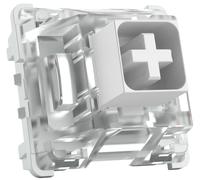 Glorious Gaming 120x Kailh-brytare (vita) - klickande och snabba, 45 g aktiveringskraft, vatten- och dammsäkra, 3-stiftsmontering, SMD-LED-kompatibla, Box-modell - Kailh White