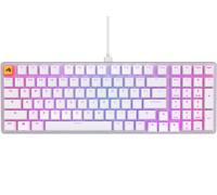 Glorious Gaming GMMK 2 Full Size (96%) - Clavier de jeu mécanique, cadre aluminium, personnalisable, capuchons de touches doubleshot, switches Glorious Fox, RGB, Disposition QWERTZ allemand - Blanc