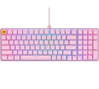 Glorious Gaming GMMK 2 Full Size (96%) - Clavier de jeu mécanique, cadre aluminium, personnalisable, capuchons de touches doubleshot, switches Glorious Fox, RGB, Disposition QWERTZ allemand - Rose