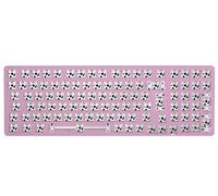 Glorious Gaming GMMK 2 Full Size (96%) Barebones (cadre uniquement) - Cadre de clavier de jeu mécanique, taille standard (96%), aluminium, personnalisable, RGB, Disposition international / ISO - Rose