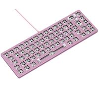 Glorious Gaming GMMK 2 Compact (65%) Barebones (cadre uniquement) - Cadre de clavier de jeu mécanique, taille compacte (65%), aluminium, personnalisable, RGB, Disposition international / ISO - Rose