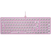 Glorious Gaming GMMK 2 Full Size (96%) Barebones (cadre uniquement) - Cadre de clavier de jeu mécanique, taille standard (96%), aluminium, personnalisable, RGB, Disposition international / ISO - Rose