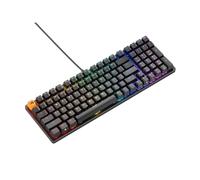 Glorious Gaming GMMK 2 Full Size (96%) - Clavier de jeu mécanique, cadre aluminium, personnalisable, capuchons de touches doubleshot, switches Glorious Fox, RGB, Disposition QWERTY américaine - Noir