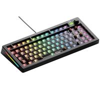 Glorious Gaming GMMK 3 Barebones : kit clavier gaming personnalisé, clavier 75 % mécanique, joints modulaires, MX 5 broches (hot swap), mousse insonorisante, plaque de commutation alu, ANSI - Noir