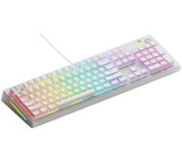 Glorious Gaming GMMK 3 : clavier gaming mécanique personnalisé, full size 100 %, joints modulaires, doubleshot PBT, plaque de commutation alu, switches 3-5 broches (hot swap), É.-U.A. QWERTY - Blanc
