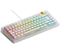 Glorious Gaming GMMK 3 : Clavier réactif, Effet Hall, taux de Polling 8K, switches MX et magnétiques (Hot Swap), Clavier 75%, Joints modulaires, Capuchons doubleshot PBT, française AZERTY - Blanc