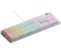 GLORIOUS Gaming GMMK 3 HE: Tastatur mit Rapid Trigger, 8k-Abrufrate, MX-/HE-Schalter, Hot-Swap 100% Tastatur, modulares Dichtungssystem, Doubleshot-PBT-Tastenkappen, Amerikanische QWERTY - Weiß