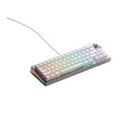 Glorious GMMK3 PRO - Clavier - préassemblé - 65% - avec bouton - rétro-éclairé - USB - QWERTY - US - commutateur : Glorious Fox switches - argent
