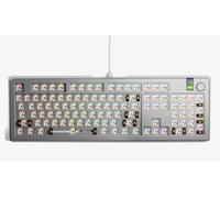 Glorious Gaming GMMK 3 PRO Barebones : kit clavier personnalisé, molette, corps alu et joints modulaires, clavier 100 % (hot swap), mousse insonorisante, plaque de commutation alu, ANSI - Argenté