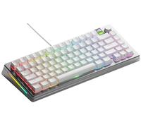 Glorious Gaming GMMK 3 PRO : clavier mécanique personnalisé, TKL 75 %, corps alu et joints modulaires, switches MX (hot swap), mousse insonorisante, capuchons custom, américaine QWERTY - Argenté