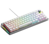 Glorious Gaming GMMK 3 PRO HE : clavier réactif, effet Hall, corps alu modulaire, taux de polling 8K, switches MX et magnétiques (hot swap), joints modulaires, compact 65%, américaine QWERTY - Argenté