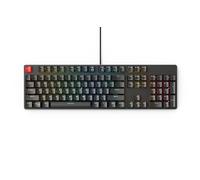 Glorious Gaming GMMK Full Size (100%) - Clavier de Jeu mécanique, switches Gateron Brown (tactiles), Capuchons doubleshot, échangeable à Chaud et Personnalisable, Disposition QWERTY américaine - Noir