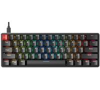 GLORIOUS Gaming GMMK Compact (60%) - Clavier de Jeu mécanique, switches Gateron Brown (tactiles), Capuchons doubleshot, RGB, Hot-swappable et Personnalisable - Disposition américaine QWERTY - Noir