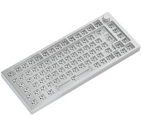 GLORIOUS Gaming GMMK Pro 75% Barebones (endast chassi) - Modulärt mekaniskt gamingtangentbord, TKL-storlek, chassi på 1,5 kg, RGB, helt anpassningsbart, 5-stiftsbrytare, Internationell/ISO - VIT