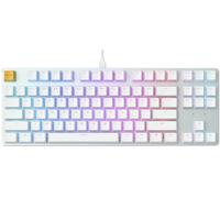 GLORIOUS Gaming GMMK TKL (85%) - Clavier de Jeu mécanique, switches Gateron Brown (tactiles), Capuchons doubleshot, RGB, Hot-swappable et Personnalisable, TKL - Disposition américaine QWERTY - Blanc