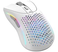 Glorious Gaming - Souris sans fil Model D2 - Ergonomique 66g, capteur optique 26K, 210 h - Blanc Mat
