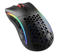 Glorious Gaming Model D- (Petite) Wireless Souris de jeu sans fil - Superlégère, design nid d’abeille 67 g, RGB, ergonomique, sans fil 2,4 GHz sans latence, jusqu’à 71 h de batterie - Noir mat