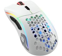Glorious Gaming Model D Wireless Souris de Jeu sans Fil - Superlégère, 69 g, sans Fil 2,4 GHz sans Latence, Jusqu’à 71 h de Batterie, RGB, capteur BAMF, Ergonomique, 6 Boutons - Blanc Mat