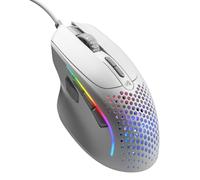 Glorious Gaming Model I 2 Wired - Souris de Jeu Filaire : 9 Boutons programmables (2 échangeables), 66 g, capteur Optique 26k, switches 80 M de clics, MMO/MOBA/FPS, appuie-Pouce latéral, Blanc
