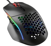 Glorious Gaming Model I Souris de Jeu Filaire - 69 g Super légère, 2 Boutons échangeables, RGB, Pieds PTFE, 9 Boutons programmables, appuie-Pouce latéral - Noir