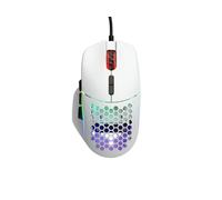 Glorious Gaming Model I Souris de Jeu Filaire - 69 g Super légère, 2 Boutons échangeables, RGB, Pieds PTFE, 9 Boutons programmables, appuie-Pouce latéral - Blanc