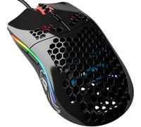 Glorious Gaming Model O- (Petite) Souris de jeu filaire - Design nid d’abeille 58 g, RGB, capteur Pixart 3360, switches Omron, ambidextre - Noir brillant
