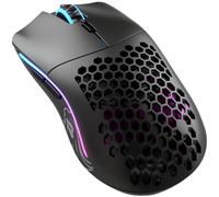 Glorious Gaming Model O- (Petite) Wireless Souris de jeu sans fil - Superlégère, conception nid d’abeille 65 g, RGB, ambidextre, sans fil 2,4 GHz sans latence, jusqu’à 71 h de batterie - Noir mat