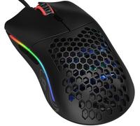Glorious Gaming Model O Souris de jeu filaire - 67 g, design super léger en nid d’abeille, RGB, Capteur Pixart 3360, Switches Omron, Ambidextre - Noir mat