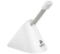 Glorious Gaming Passe-câble de souris - Gestion de câble pour toutes les souris. Élimine le frottement, bras réglable, base agrippante, pince en gomme pour toutes les tailles de câble - Blanc