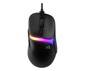 Glorious Gaming - Souris gaming filaire Modèle D3 - Ultralégère 57 g, Switch optiques 130M clics, Capteur BAMF 3.0 30k DPI, Suivi 750 IPS, Accélération 50 G, compatible toutes prises en main - Noire