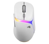 Glorious Gaming - Souris gaming sans fil Modèle D3 : Batterie échangeable InfinitePlay, Taux de rapport 8 kHz, Switch optiques 130M de clics, Ultralégère 69 g, Capteur optique 30k DPI, RGB - Blance