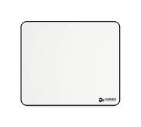Glorious Gaming Tapis de Souris en Tissu (Large) - Bords Cousus, Surface Lisse pour Vitesse et contrôle, Base Anti-dérapante, Lavable en Machine, Taille L (330 x 280 x 3 mm) - Blanc